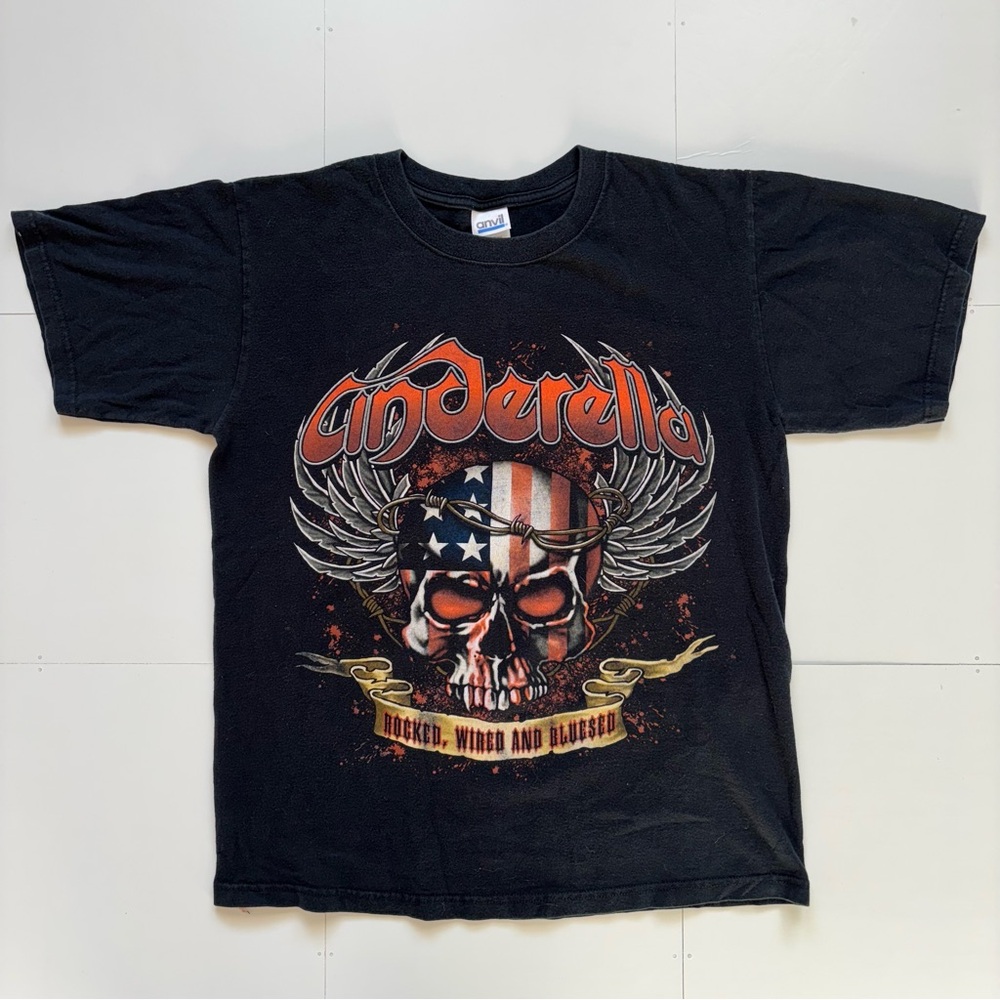 Vintage 2006 Cinderella Rocked Wired And Blessed Concert Tour T-Shirt